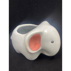 Vintage Elephant Succulent Planter Pot Ceramic Glazed Home Decorative  4''